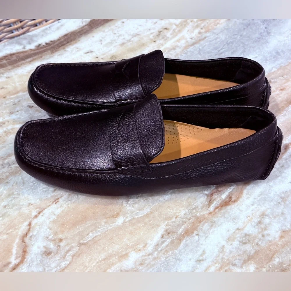 NEW Men’s COLE HAAN Howland black leather penny loafer- Size 11 - Picture 6 of 9